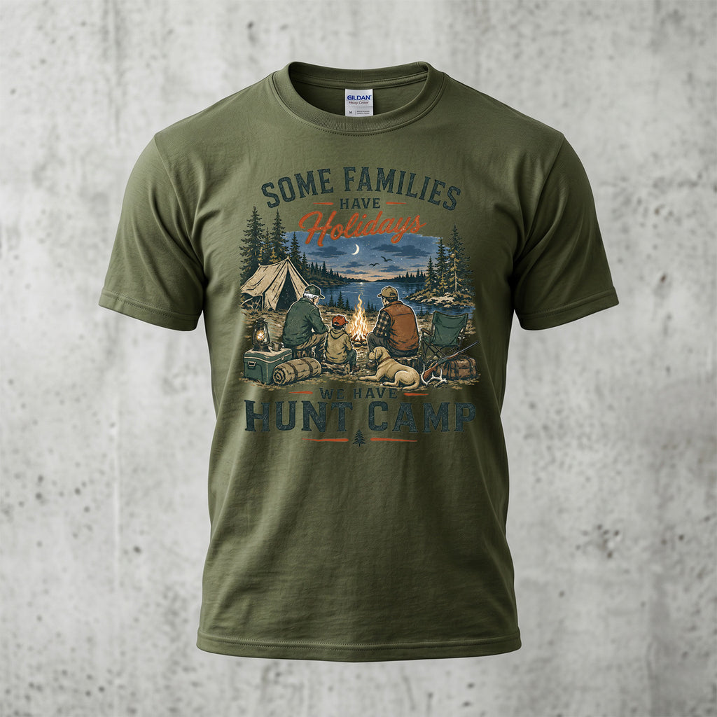Whitetail Deer Hunting - Outdoor Cotton T-Shirt WDHCT1004