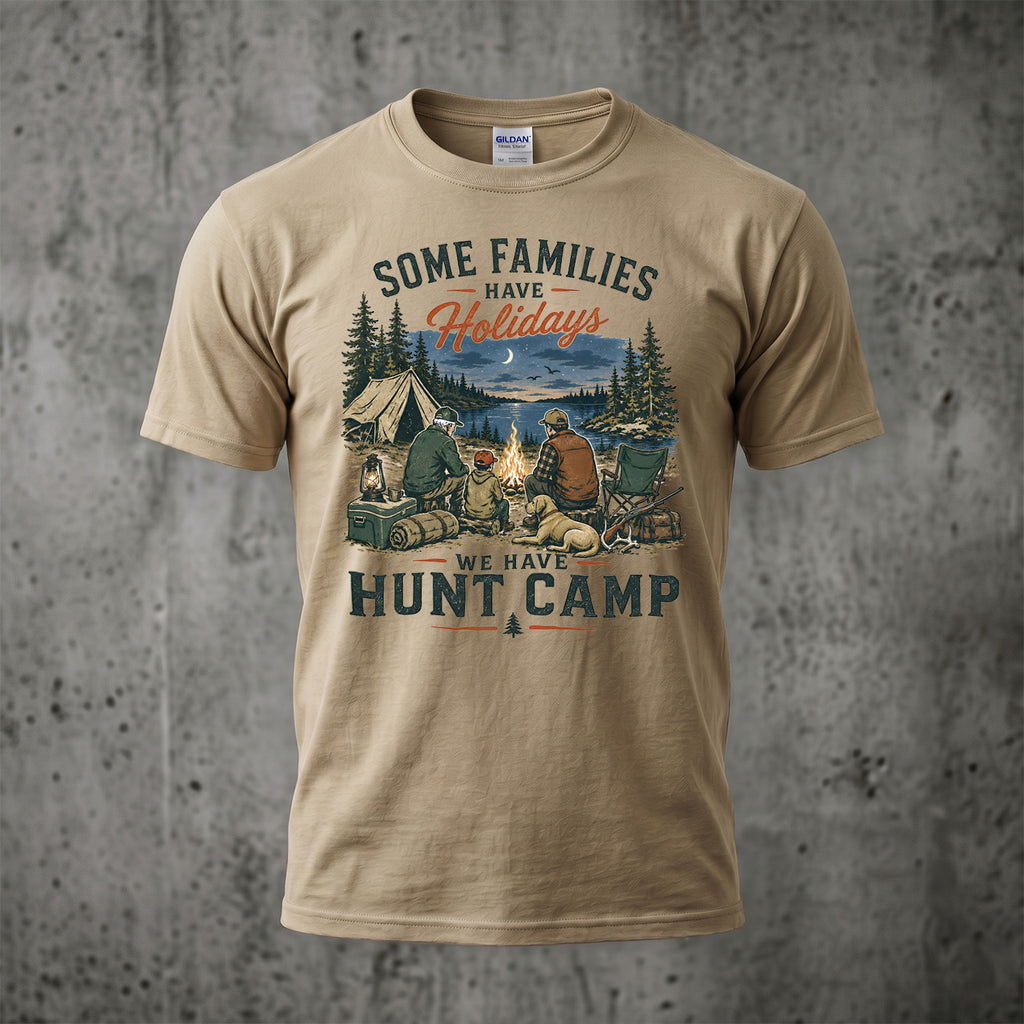 Whitetail Deer Hunting - Outdoor Cotton T-Shirt WDHCT1004