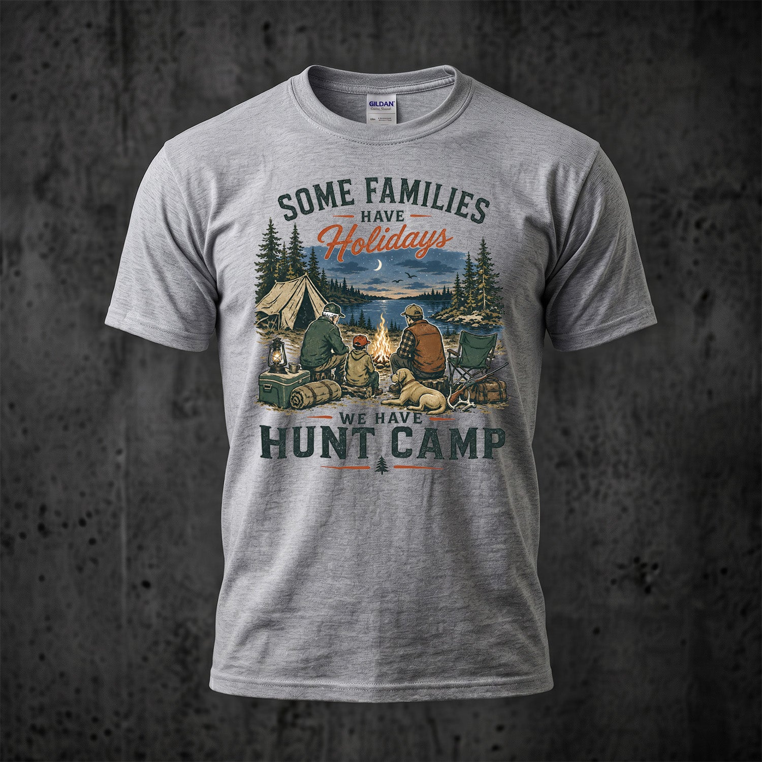Whitetail Deer Hunting - Outdoor Cotton T-Shirt WDHCT1004