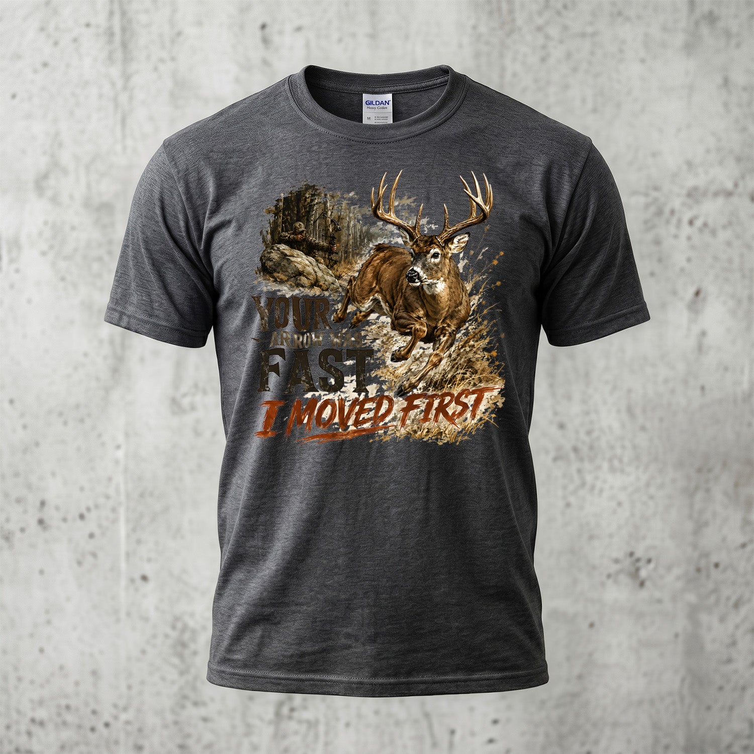 Whitetail Deer Hunting - Outdoor Cotton T-Shirt WDHCT1005