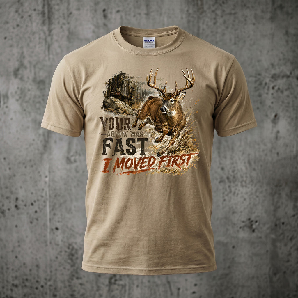 Whitetail Deer Hunting - Outdoor Cotton T-Shirt WDHCT1005
