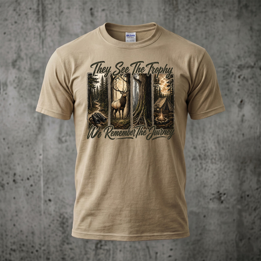 Whitetail Deer Hunting - Outdoor Cotton T-Shirt WDHCT1006