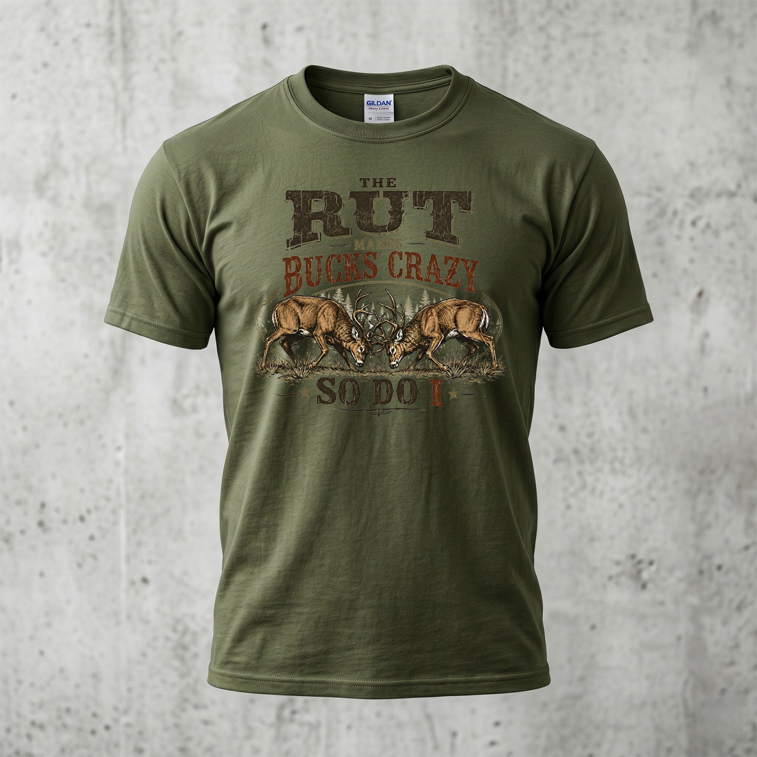 Whitetail Deer Hunting - Outdoor Cotton T-Shirt WDHCT1007